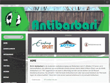 Tablet Screenshot of antibarbari.nl
